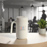 Vitality Spill - Proof Suction Mug with Handle (380 ml) Cream